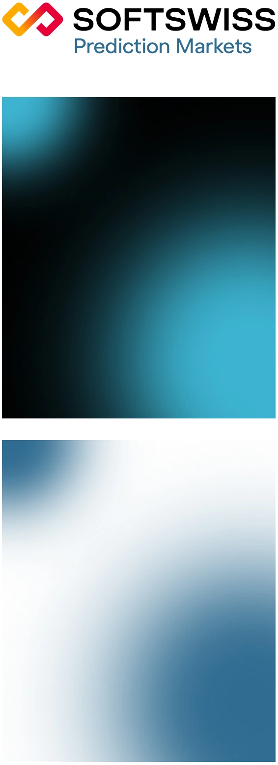 Prediction Markets gradients on both dark and light backgrounds